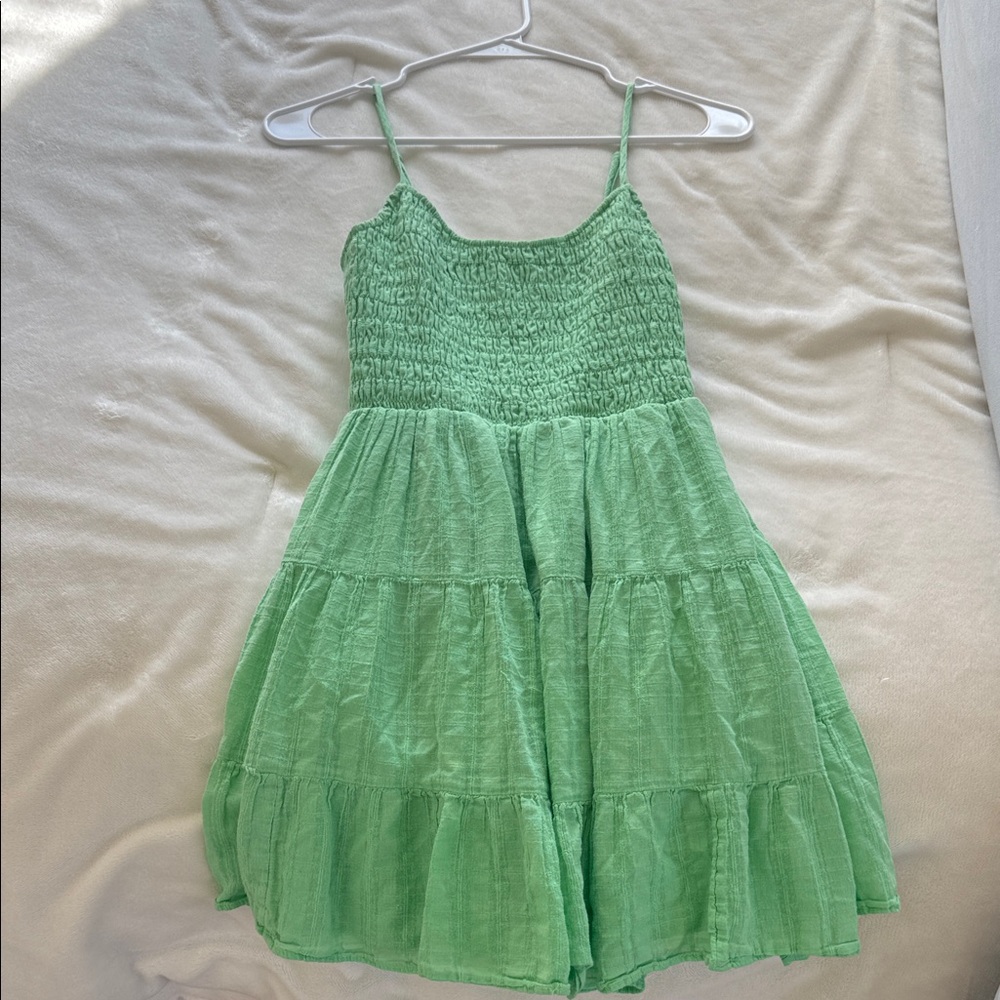 American Eagle Outfitters Light Green Kids Dress